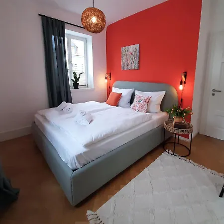 4-6 Personen I 80qm I Altstadt I Dachterasse I Parkplatz 公寓 施特劳宾